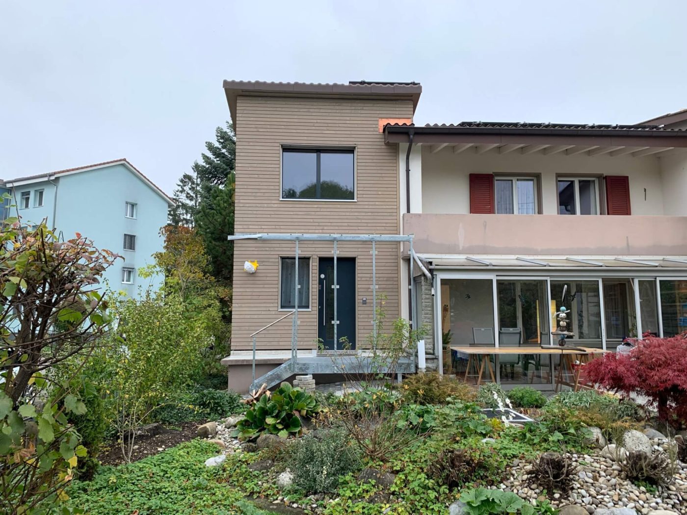 Haus in Kirchberg kaufen 12 Fassade Süd Anbau